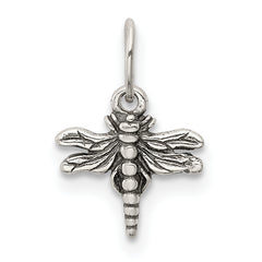 Sterling Silver Antiqued Dragonfly Charm