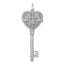 Sterling Silver CZ Heart Key Locket