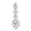 Sterling Silver Polished CZ Pendant
