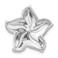 Sterling Silver Marcasite & Green Crystal Pendant