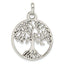 Tree of Life Pendant in Sterling Silver, 28mm - Sophia Jewelers