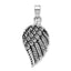 Enameled Angel Wing Ash Holder Pendant in Sterling Silver, 27mm - Sophia Jewelers