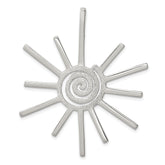Sterling Silver Fancy Sun Pendant