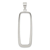 Sterling Silver Rectangle Pendant