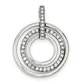 Sterling Silver CZ Fancy Pendant
