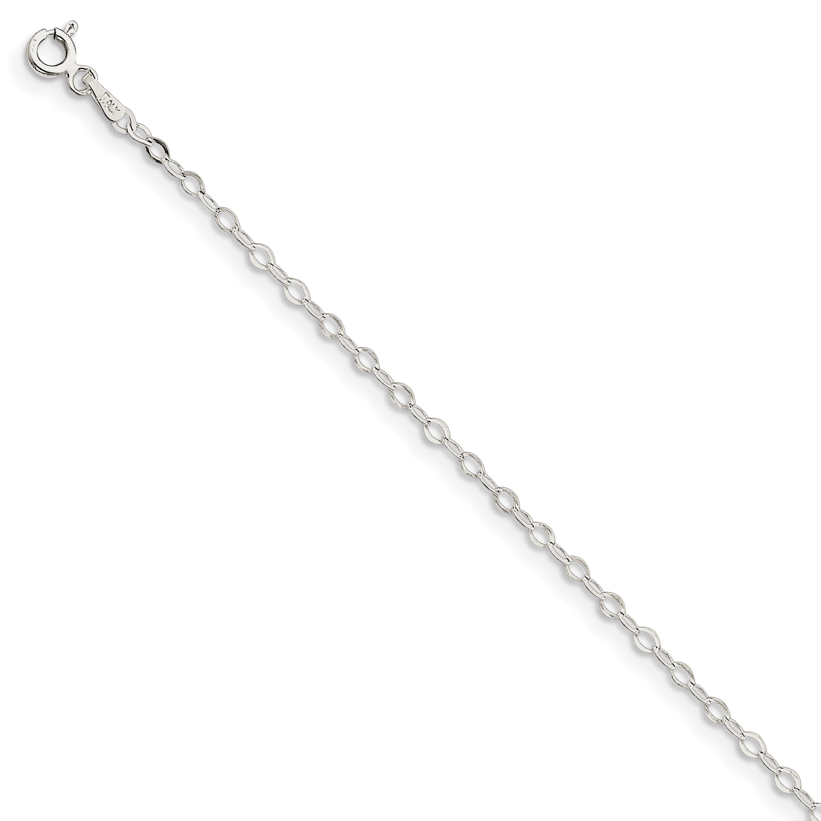 Sterling Silver 2.25mm Fancy Pendant Chain