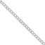 Sterling Silver 3mm Half Round Wire Curb Chain