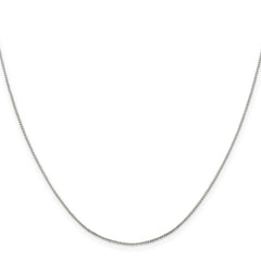 Sophia Jewelers Sterling Silver 925 Mirror Box Chain Necklace Elegant Diamond-Cut Finish