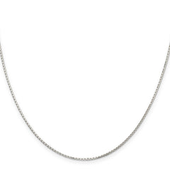 Sophia Jewelers Sterling Silver 925 Diamond-Cut Box Chain Necklace 16