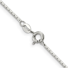 Sophia Jewelers Sterling Silver 925 Diamond-Cut Box Chain Necklace 16