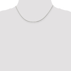 Sophia Jewelers Sterling Silver 925 Diamond-Cut Box Chain Necklace 16