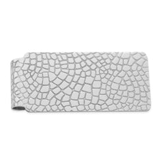 Sterling Silver 925 Men's Money Clip with Rhodium Polished Finish