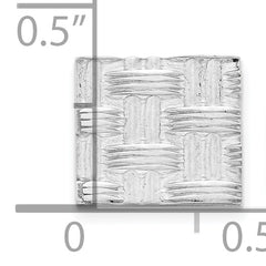 Sophia Jewelers Sterling Silver Rhodium-Plated Men's Tie Tac with Polished Finish