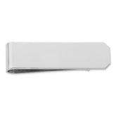 Sophia Jewelers Men's Sterling Silver Rhodium Plated Polished Money Clip