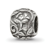 Sterling Silver Reflections Floral Bead