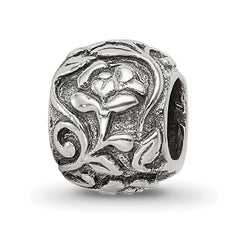 Sterling Silver Reflections Floral Bead