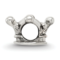 Sterling Silver 925 Kids Jester Hat Bead with Antiqued Finish Solid Craftsmanship