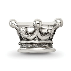 Sterling Silver 925 Kids Jester Hat Bead with Antiqued Finish Solid Craftsmanship