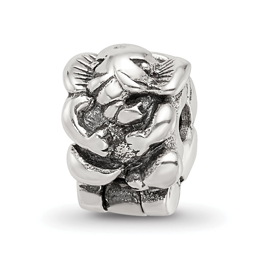 Sterling Silver Reflections Kids Elephant Clip Bead