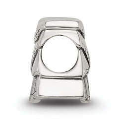 Sterling Silver 925 Kids Skirt Bead with Antiqued Finish Solid