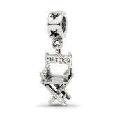 Sterling Silver Reflections Directors Chair Dangle Bead