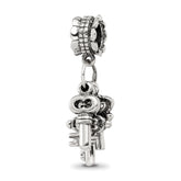 Sterling Silver Reflections Three Keys Dangle Bead