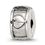 Sterling Silver Reflections Hinged Heart Clip Bead