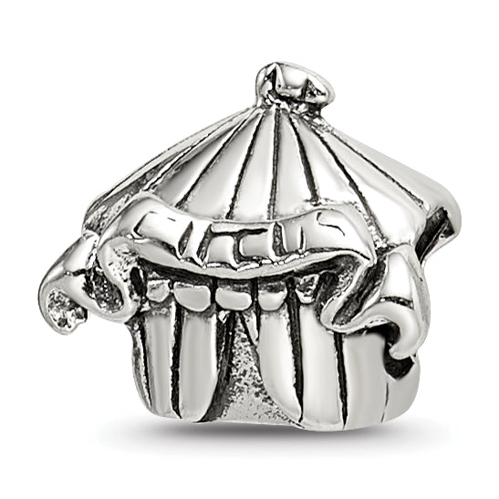 Sterling Silver Reflections Kids Circus Tent Bead