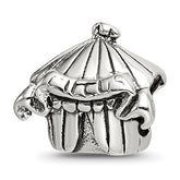 Sterling Silver Reflections Kids Circus Tent Bead