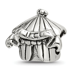 Sterling Silver Reflections Kids Circus Tent Bead