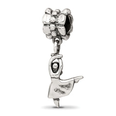 Sterling Silver Reflections Dancer Dangle Bead