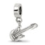 Sterling Silver Reflections Electric Guitar Bead