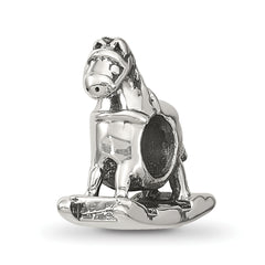 Sterling Silver Reflections Rocking Horse Bead