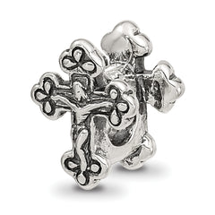 Sterling Silver Reflections Crucifix Bead