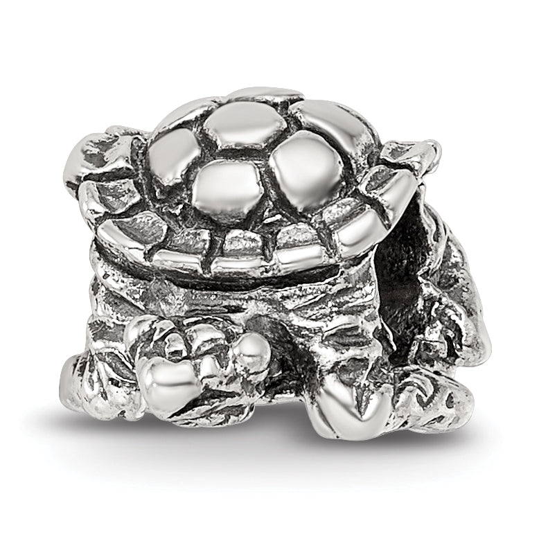 Sterling Silver Reflections Turtle Bead