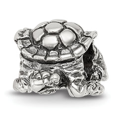 Sterling Silver Reflections Turtle Bead