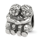 Sterling Silver Reflections Two Kids Bead