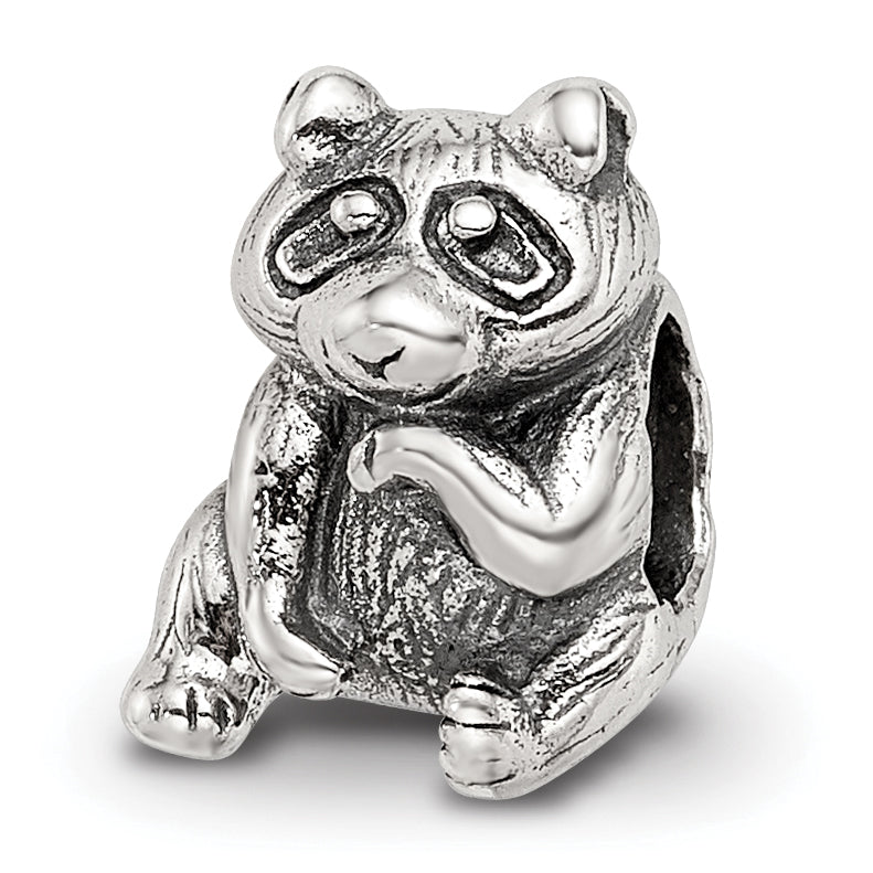 Sterling Silver Reflections Racoon Bead
