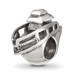 Sterling Silver Reflections Boat Bead