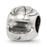 Sterling Silver Reflections Race Car Helmet Bead