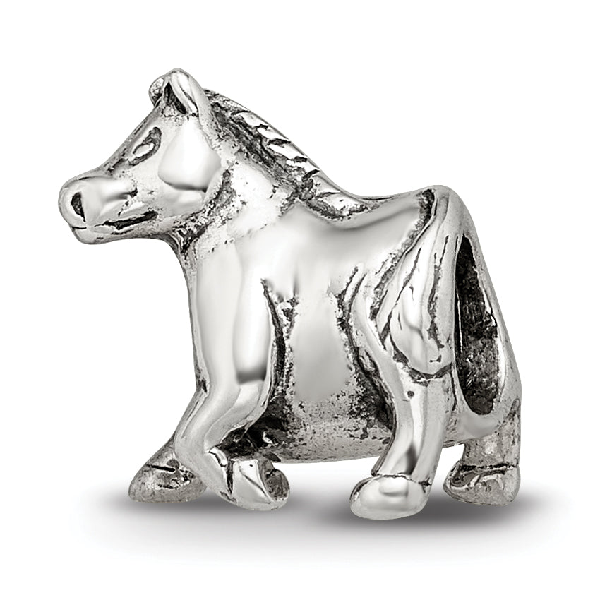 Sterling Silver Reflections Horse Bead