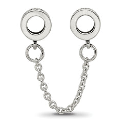 Sterling Silver 925 Floral Themed Bead with Antiqued Finish Solid Design