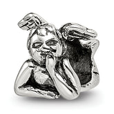 Sterling Silver Reflections Kids Angel Bead