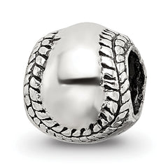 Sterling Silver Reflections Kids Softball Bead
