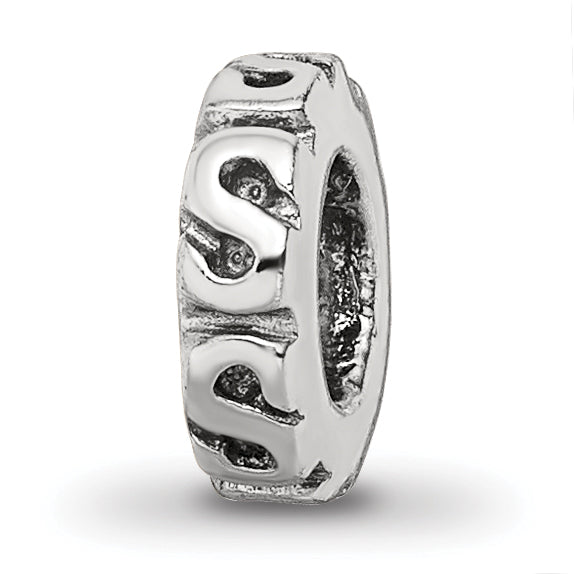 Sterling Silver Reflections Swirl Spacer Bead