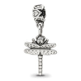 Sterling Silver Reflections Kids Dragonfly Dangle Bead
