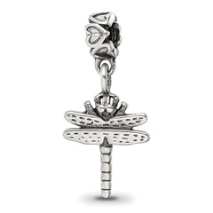 Sterling Silver Reflections Kids Dragonfly Dangle Bead