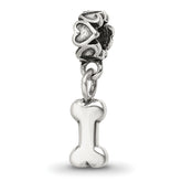 Kids Collection Sterling Silver Dog Bone Dangle Reflections Bead