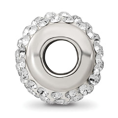 Sterling Silver 925 Bead with Preciosa Crystal for April Birthstone