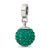 Sterling Silver Reflections May Preciosa Crystal Ball Dangle Bead